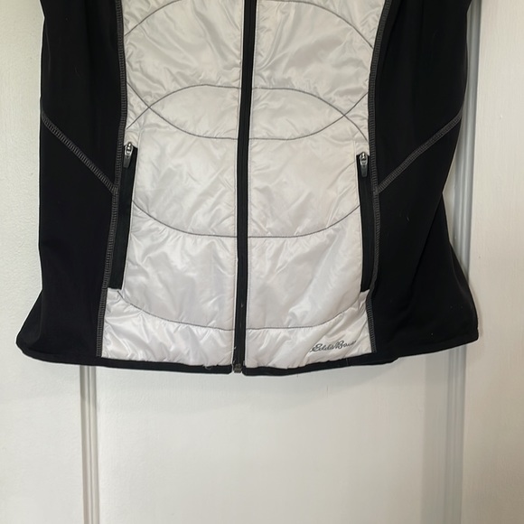 Eddie Bauer Emberlite Hybrid Vest black and white medium like new - Picture 5 of 10